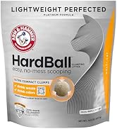 ARM &amp; Hammer Hardball Lightweight Platinum Multi-Cat Clumping Cat Litter Odor Control, Easy No-Me...