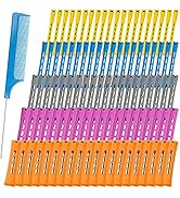 100 Pieces Hair Perm Rods for Nature Hair, Hair Rollers for Short Hair Cold Wave Hair Curlers wit...