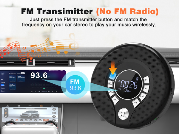 portable cd players for cars