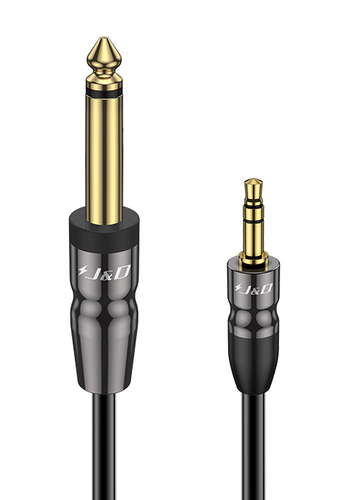 1/4 TS to 1/8 TRS Cable