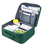GAUENEEN First Aid Bag Empty, Multifunction Emergency Medicine Storage Bag for Outdoor Camping Hi...