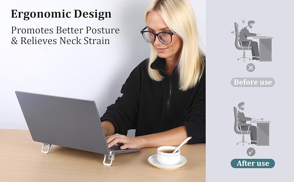 Ergonomic Design Promotes Better Posture &amp;amp; Relieves Neck Strain