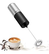 Milk Frother, Dallfoll Battery-Operated Whisk for Coffee, Electric Handheld Foam Maker, Mini Mixe...