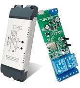 EWeLink 2CH 85V-250V Smart WiFi Switch Relay, Point/Self-Locking Switch Module,DIY Smart Home, AP...