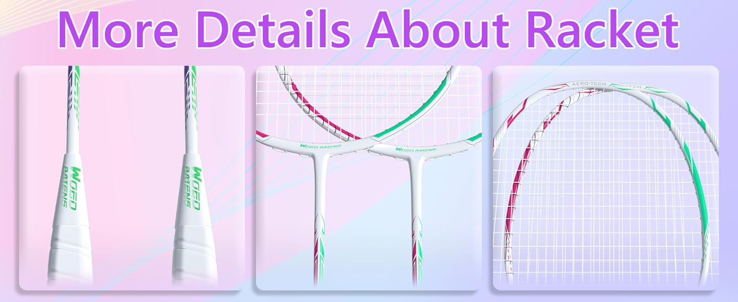 4 packs Badminton racket