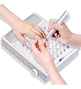 CHRISTINE SHELLY Cordless Nail Dust Collector, Brushless Turbo Fan Dust Collector Nail Tech with ...