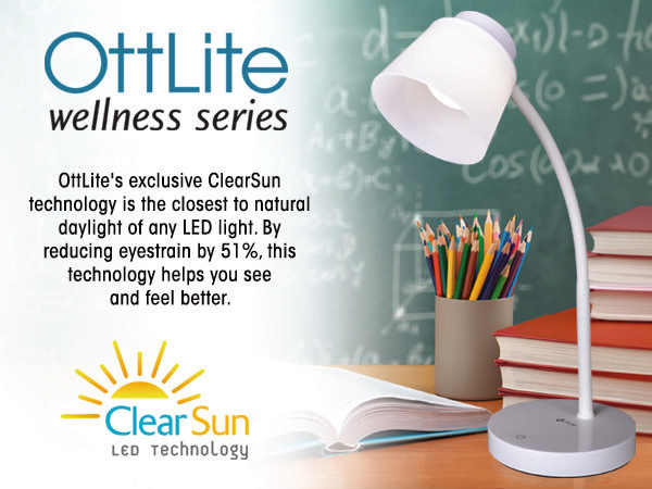 ClearSun LED Technology Natural Daylight Illumination Lighting Light Reduce Eyestrain Glare