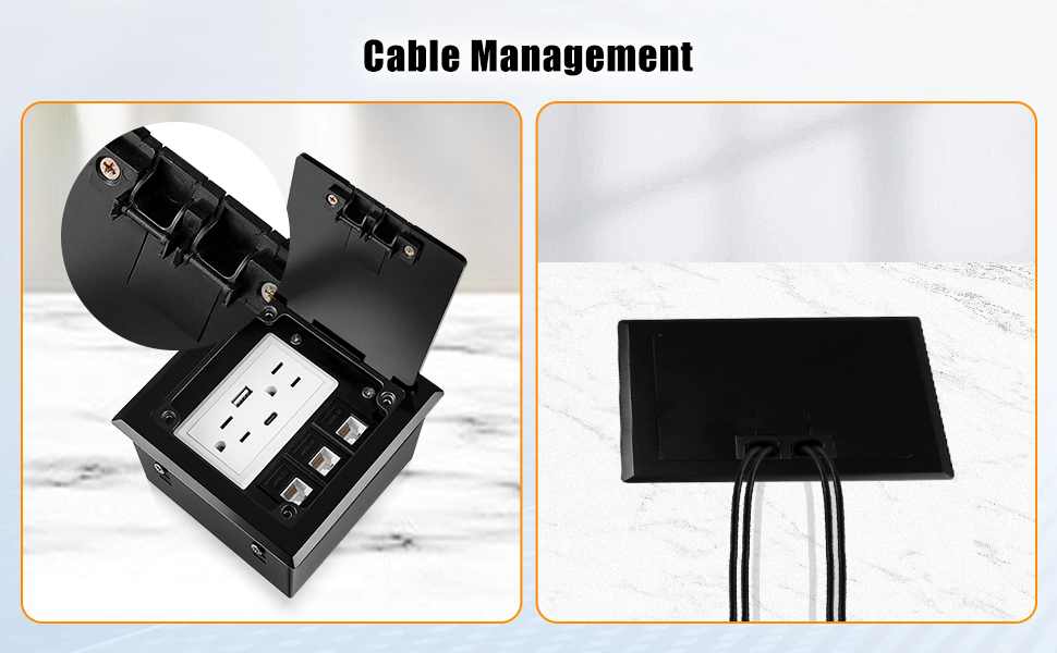 Recessed Flat Hidden Socket Kit 