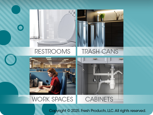 Perfect for small spaces like bathrooms, work, trash cans, cabinets