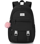 WINDARS School Backpack for Teen Girls, Cute College Backpacks for Women Students Aesthetic Bookb...