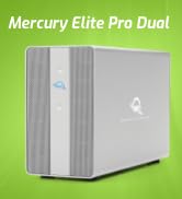 36TB Mercury Elite Pro Dual USB-C w/ 3 Port Hub