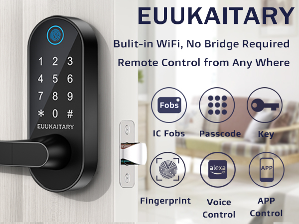 EUUKAITARY smart door lock
