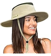 SUN CUBE Fishing Hiking Hat for Men Safari Sun Hat Wide Brim Boonie UPF50+
