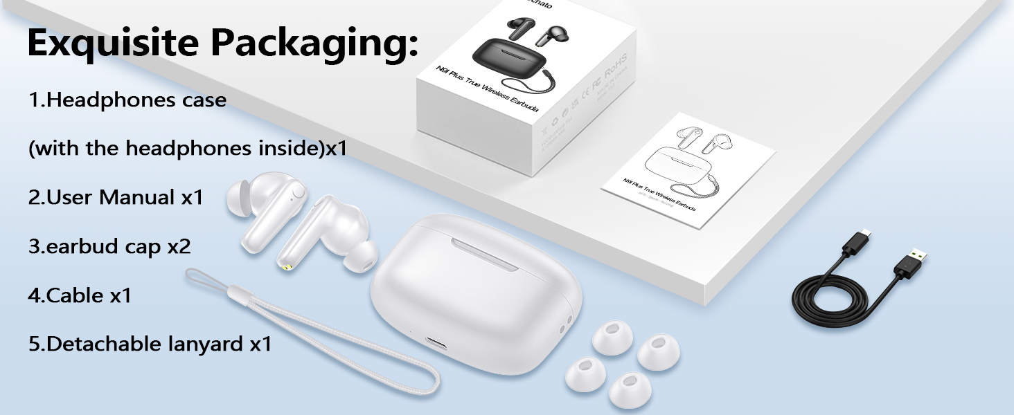 Wireless Earbuds Bluetooth 5.3 Headphones