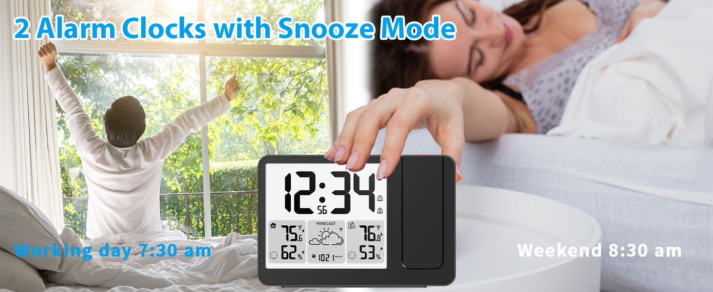 projection clock