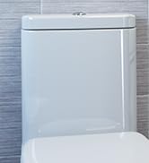 iTouchless bathroom trash can