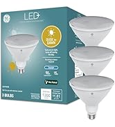GE LED+ Dusk to Dawn LED Light Bulbs, 15 Watts, Automatic On/Off PAR38 Outdoor Floodlight, Daylig...