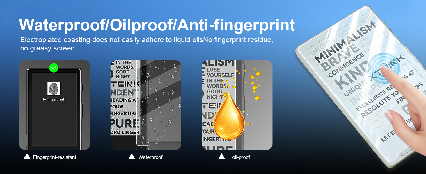 Tempered glass suitable for XTEINK X4
