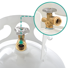 propane gauge for propane tank