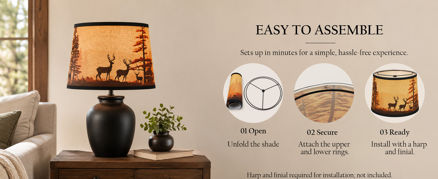 rustic decorative lamp shades
