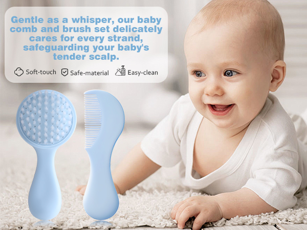 Baby combing and brushing set