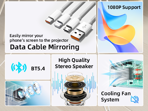 PVO mini Projector portable