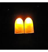 Zenarao Light Up Thumbs, 2Pcs LED Light Up Thumbs, Halloween Fake Thumb Fingers Lamp Magic Kit Pa...