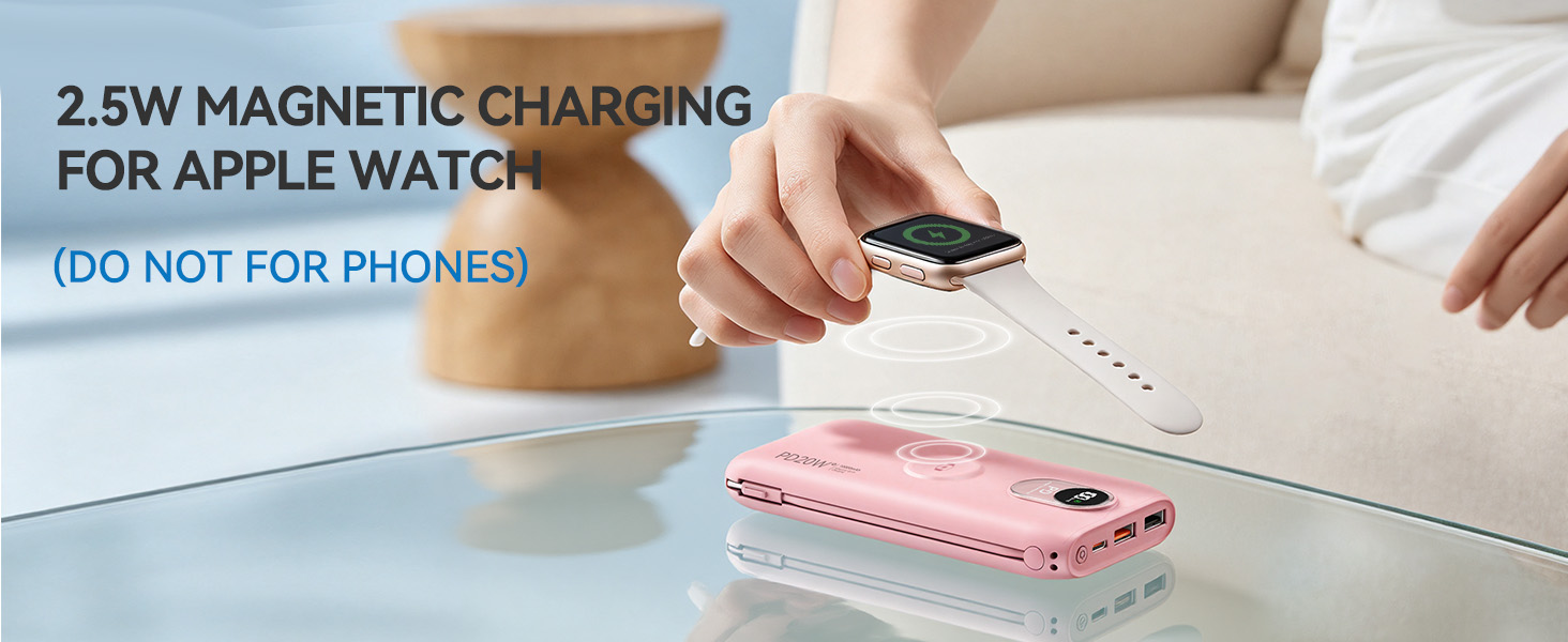 2.5W Magnetic Charging for Apple Watch (DO NOT FOR PHONES)