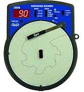 Supco CR87B Temperature Monitor, Fahrenheit Circular Chart Recorder, Data Logger for Refrigerator...