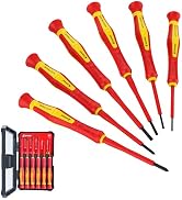 EZARC 1000V Insulated Electrician Screwdriver Set, Magnetic Tip Mini Electrician Screwdriver Set ...