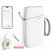 Rongta Bluetooth Label Maker Machine with Tape, Portable Mini Label Printer Wireless Thermal Hand...