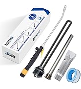 Lrichy 5 IN1 RV Water Heater Parts Anod Rod &amp; Element &amp; Flush Wand Spare Repair Kit for Suburban ...
