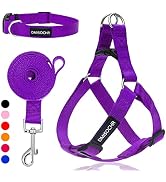No Pull Dog Harness - Adjustable Step-in Harness &amp; Leash Set for Small, Medium, Large Dogs - Esca...