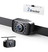 eRapta ERT01 HD Backup Camera Rear View License Plate Reverse Camera Universal for Pickup Truck C...