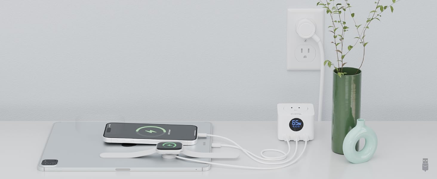 extension cord with usb c ports, extension cord with usb c, desk power hub