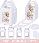 12&amp;amp;10in tall cake boxes