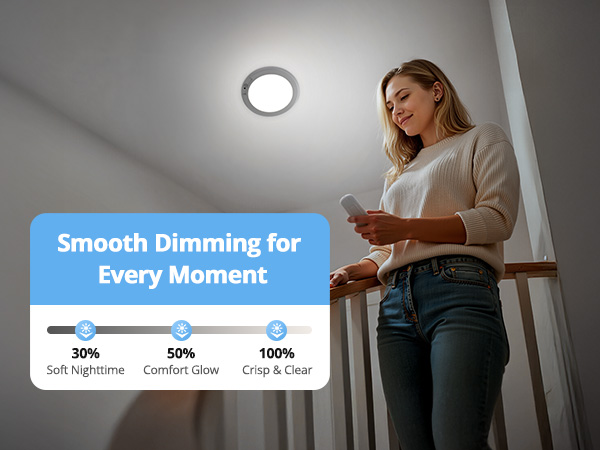 wireless dimmable ceiling light