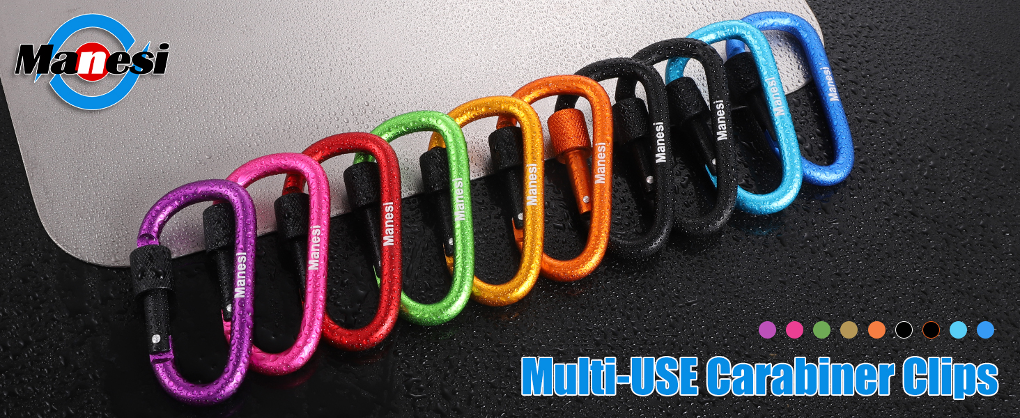 locking carabiner 3 inch carabiner clip 4 inch backpack clips small large heavy duty