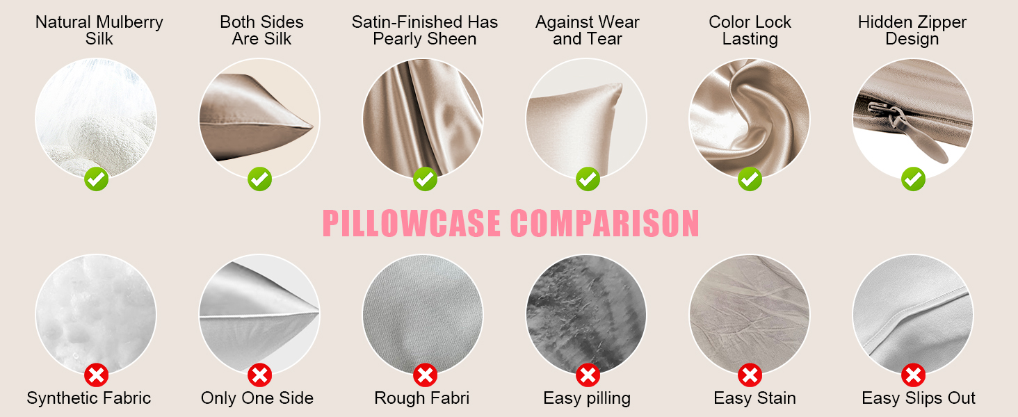silk pillow case