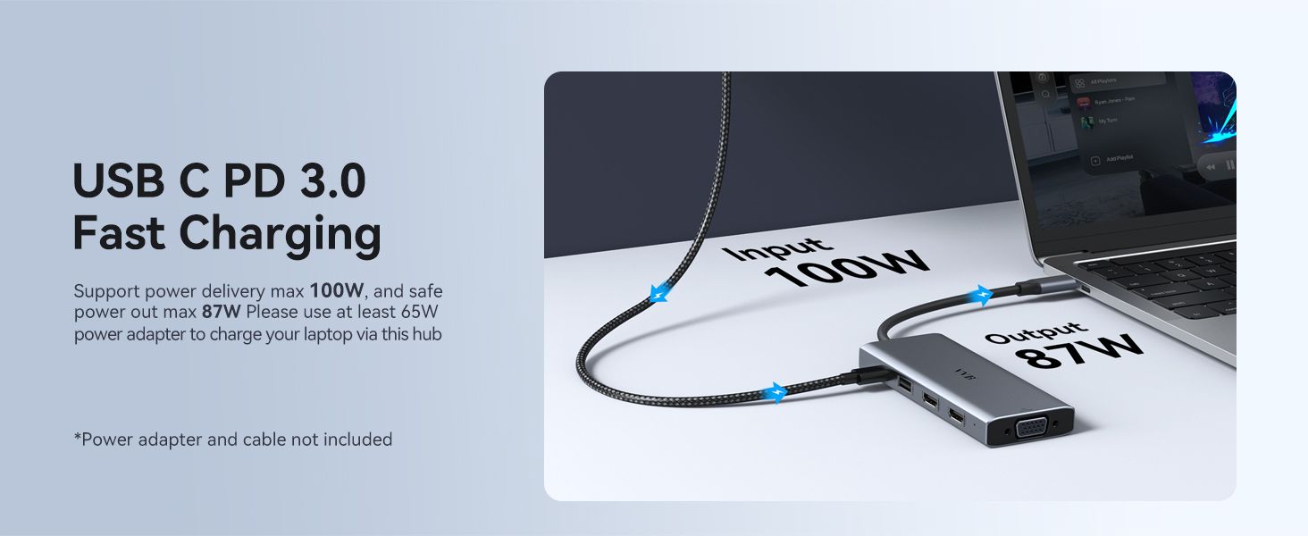 computer docking station dual monitor laptop dock hub dongle multiport adapter