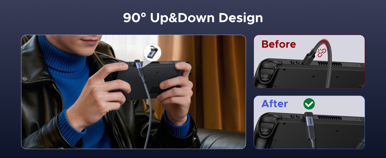 Right Angle USB-C Adapter