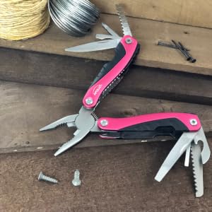 pink multiplier, all in one multiplier women, women pocket tool, all in one tool pink, apollo tools 
