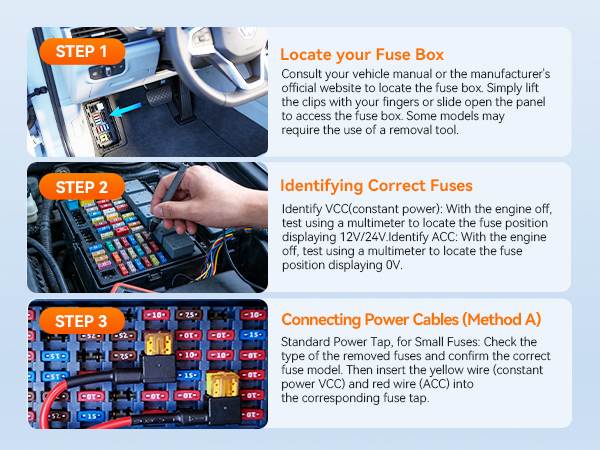 ddpai dash cam hardwire kit installation