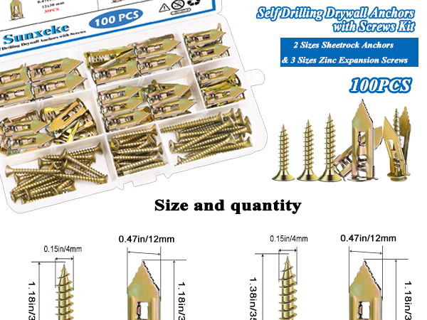 drywall anchors