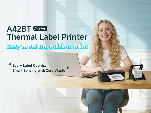 arrvel label printer for shipping packages home office small business mailing essentials