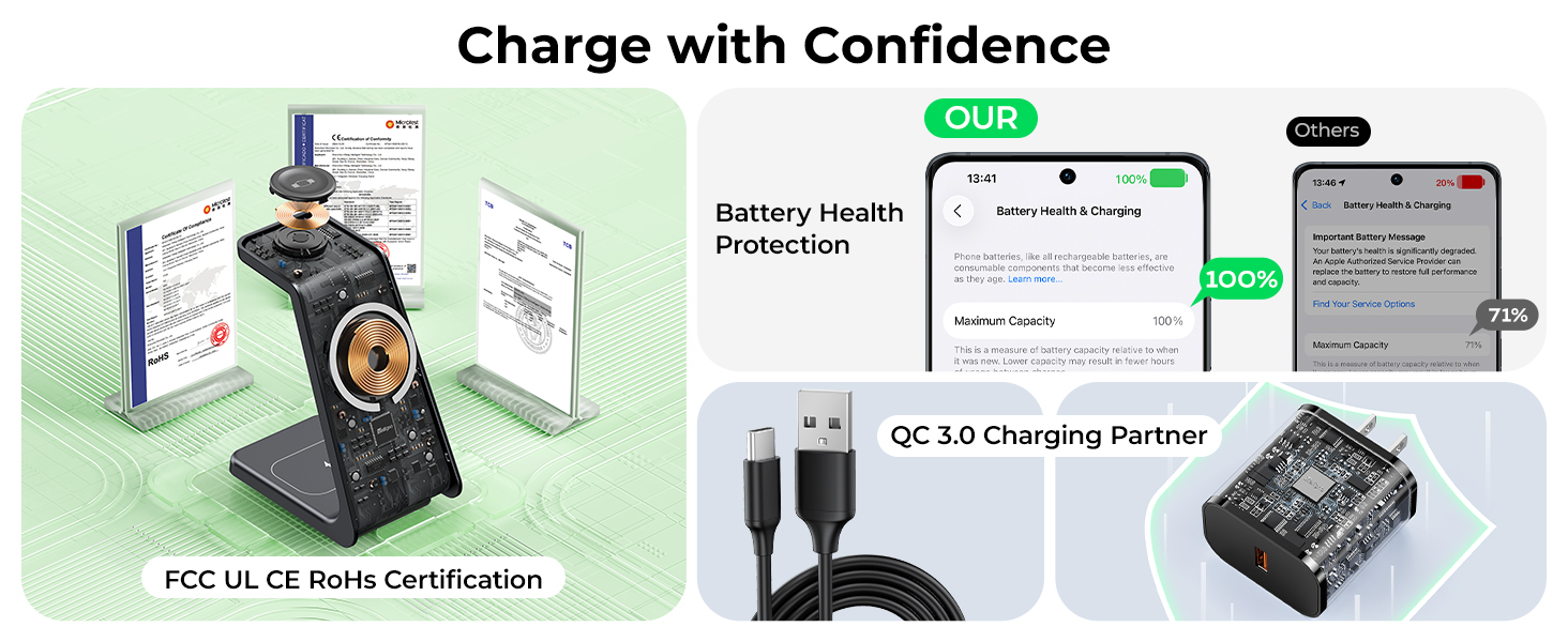 3 in 1 Mag-Safe Charging Station
