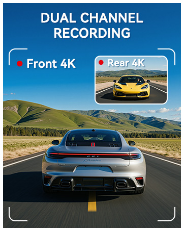 dash cam front and rear
