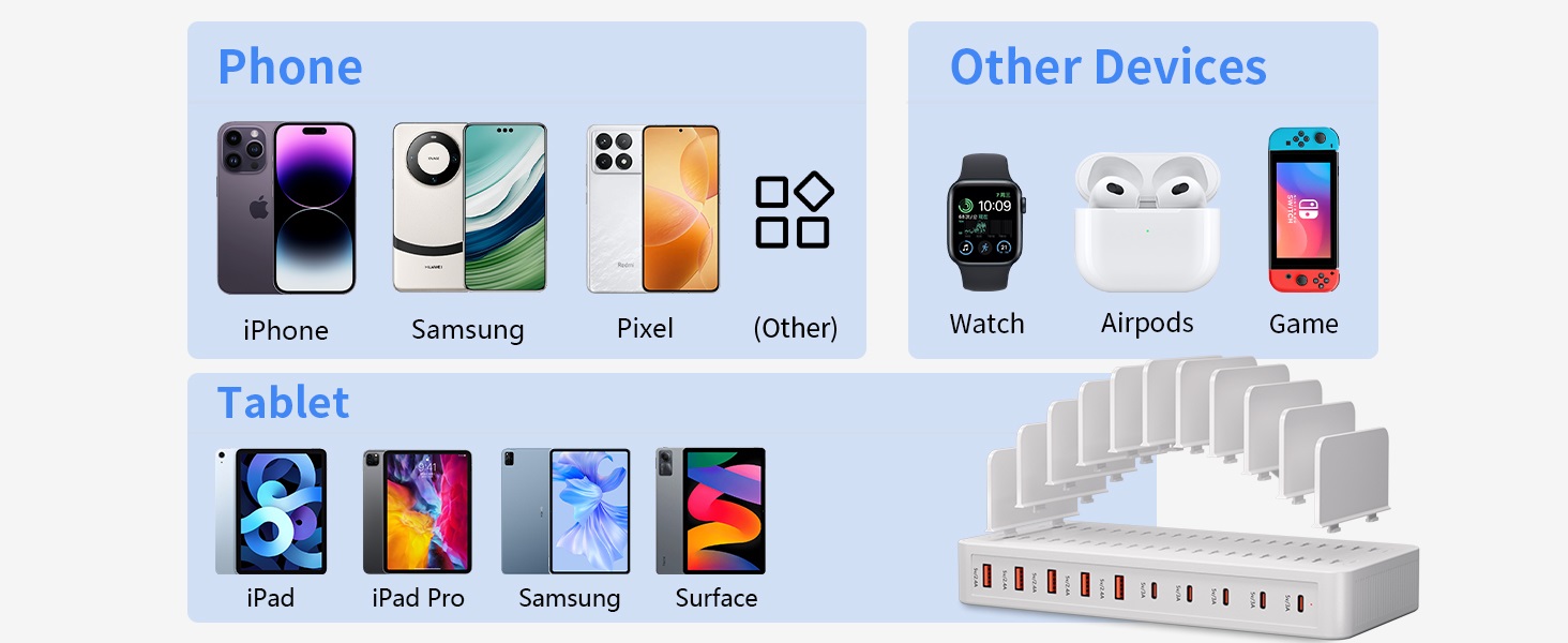 usb c charging station