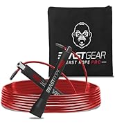 Beast Gear Pro Speed Jump Rope - Professional Fitness Jump Ropes for Women and Men - Skipping Rop...