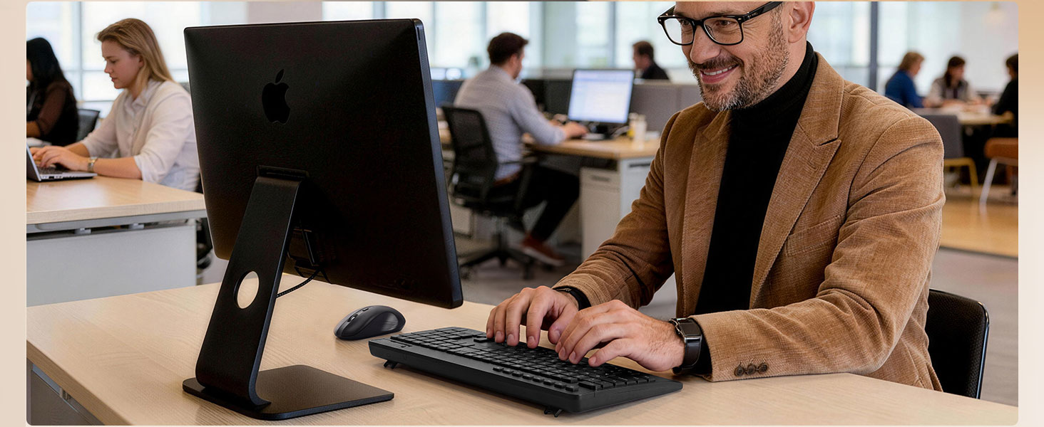 In the office